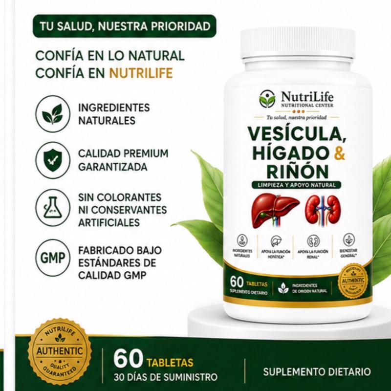 Vesícula, Hígado y Riñón – 60 Tabletas - Imagen 6