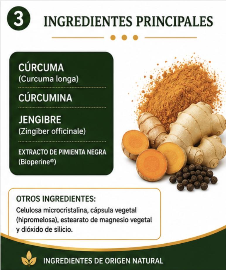 Cúrcuma – 60 Cápsulas - Imagen 5