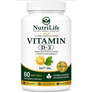 Vitamina D3 + Zinc – 60 Cápsulas