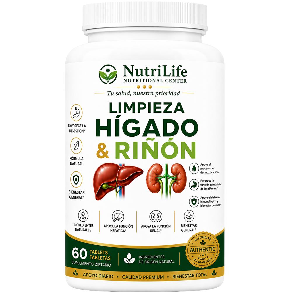 Limpieza Hígado y Riñón – 60 Tabletas