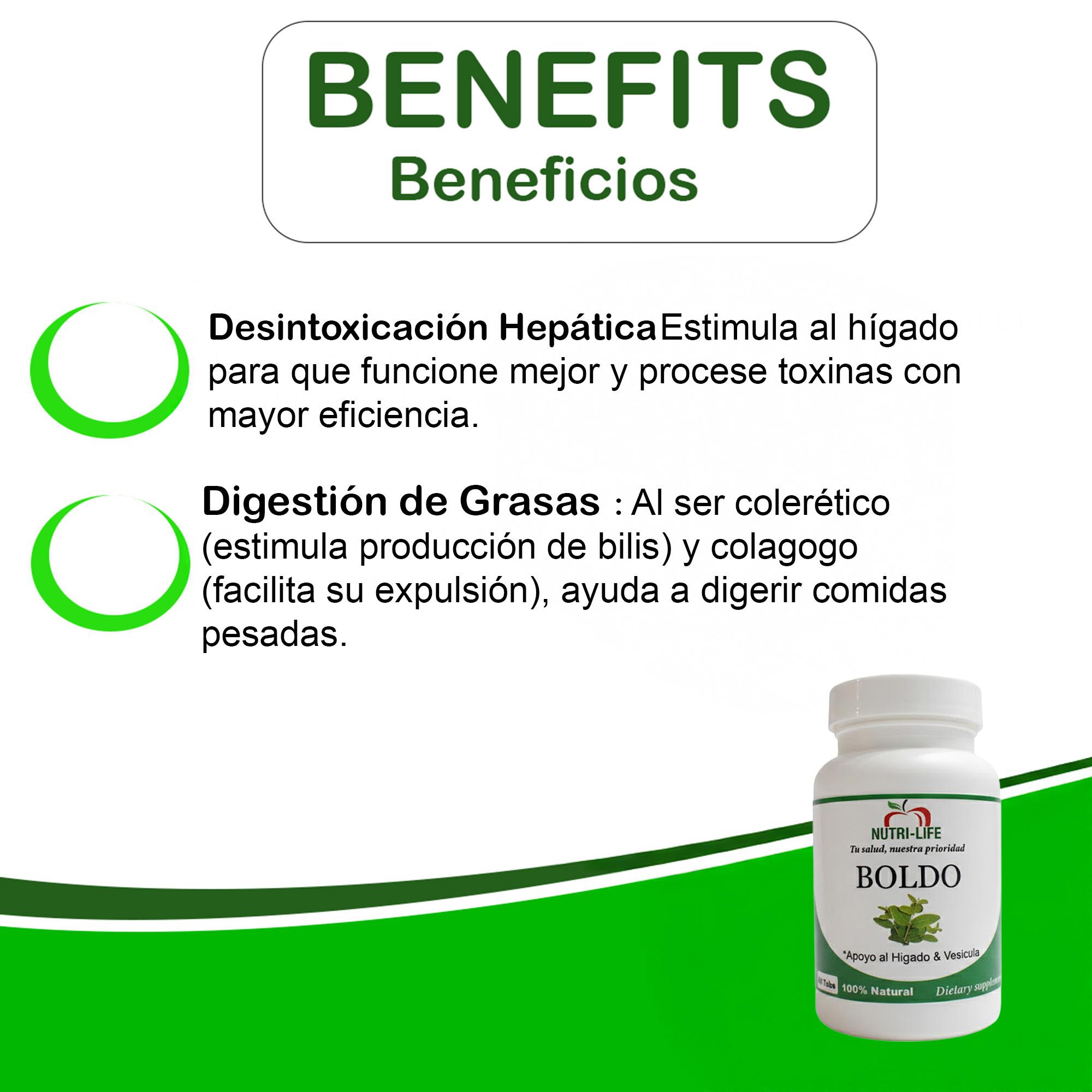 Boldo – 60 Tabletas - Imagen 4