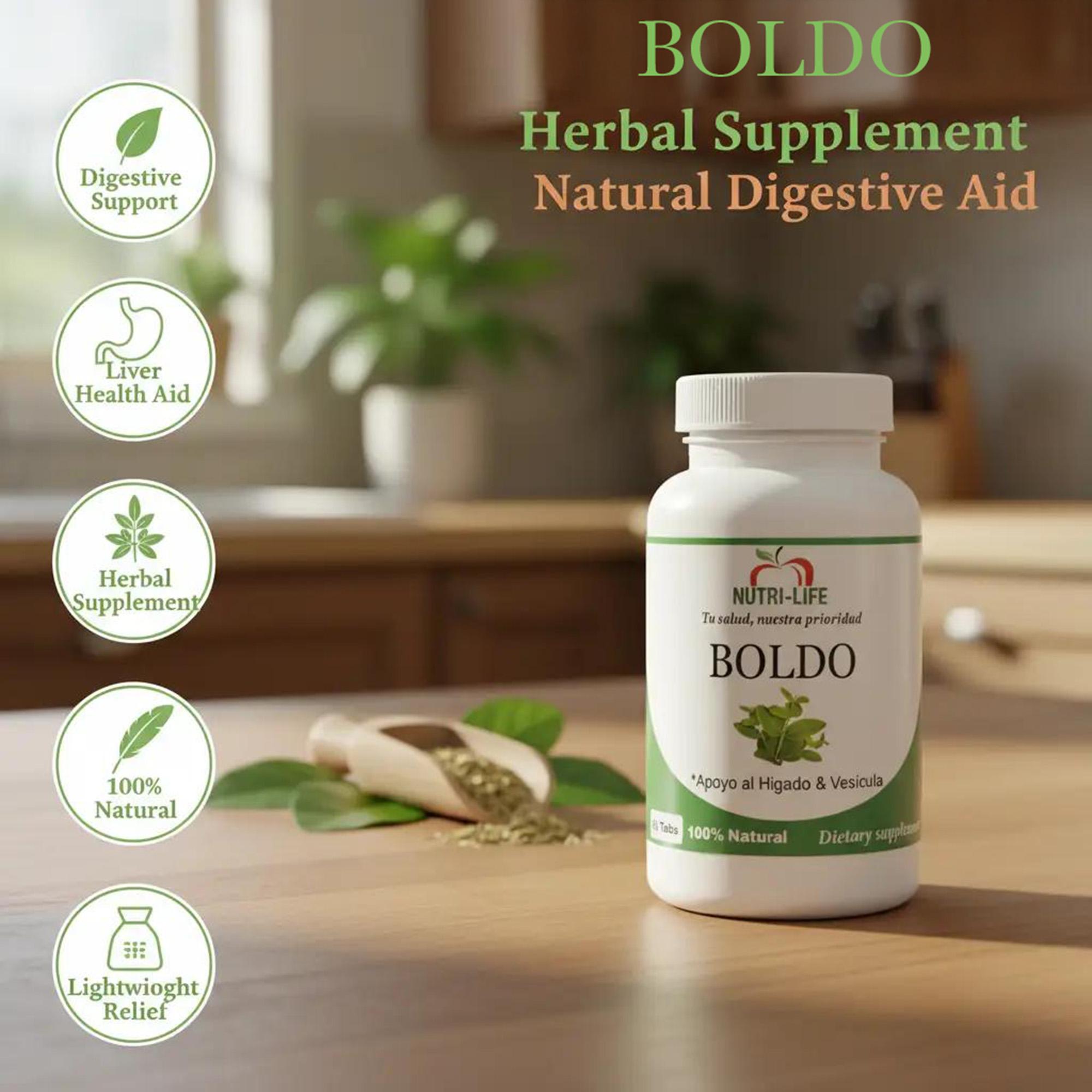 Boldo – 60 Tabletas - Imagen 2